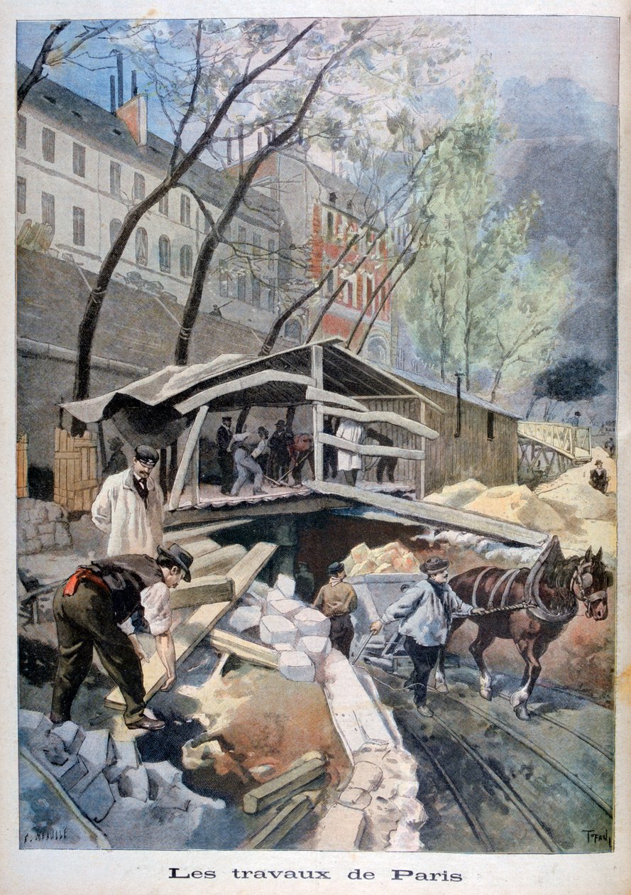 Travail à Paris, 1899 - Fortuné Méaulle