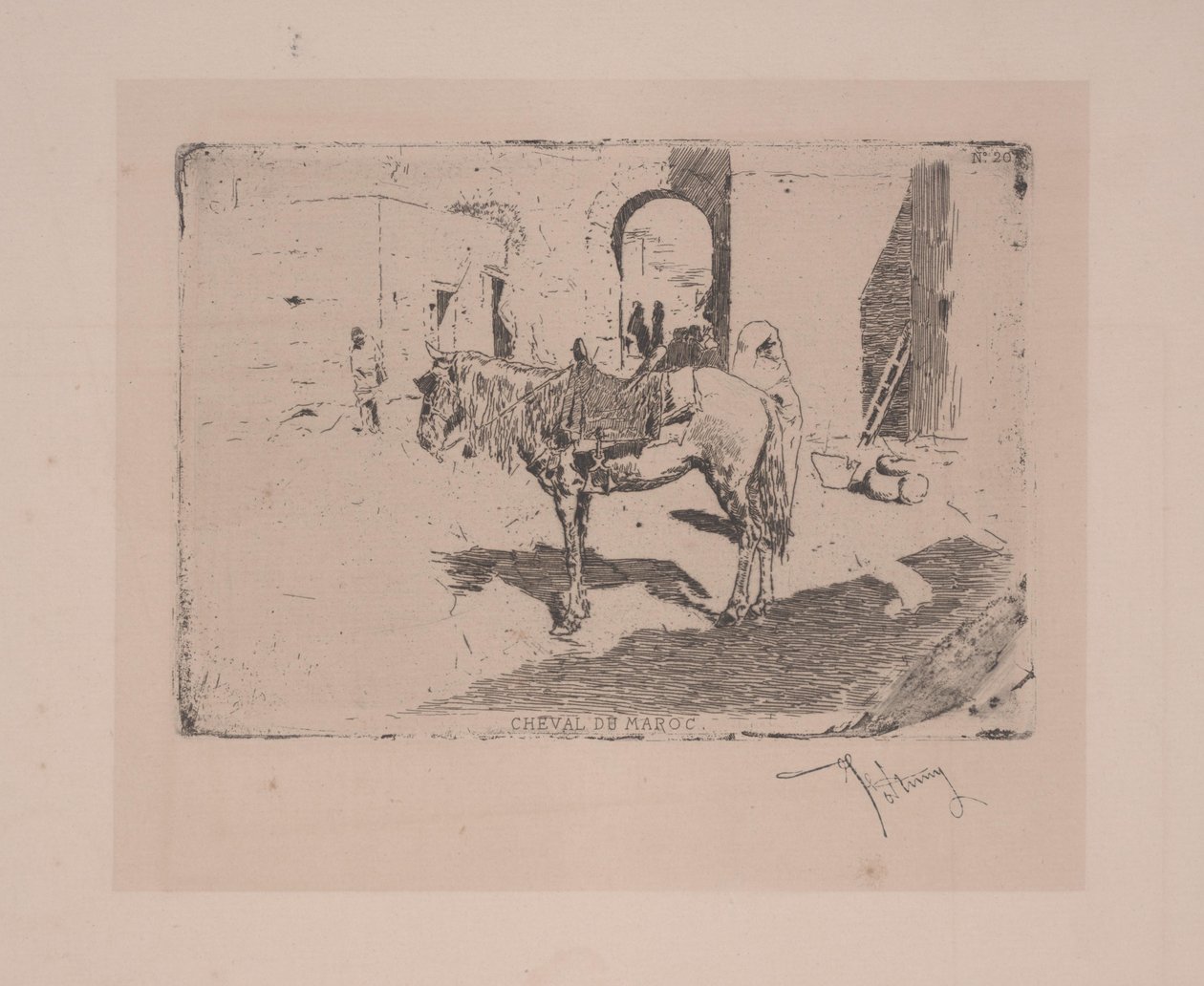 Cheval du Maroc - Fortuny y Carbó
