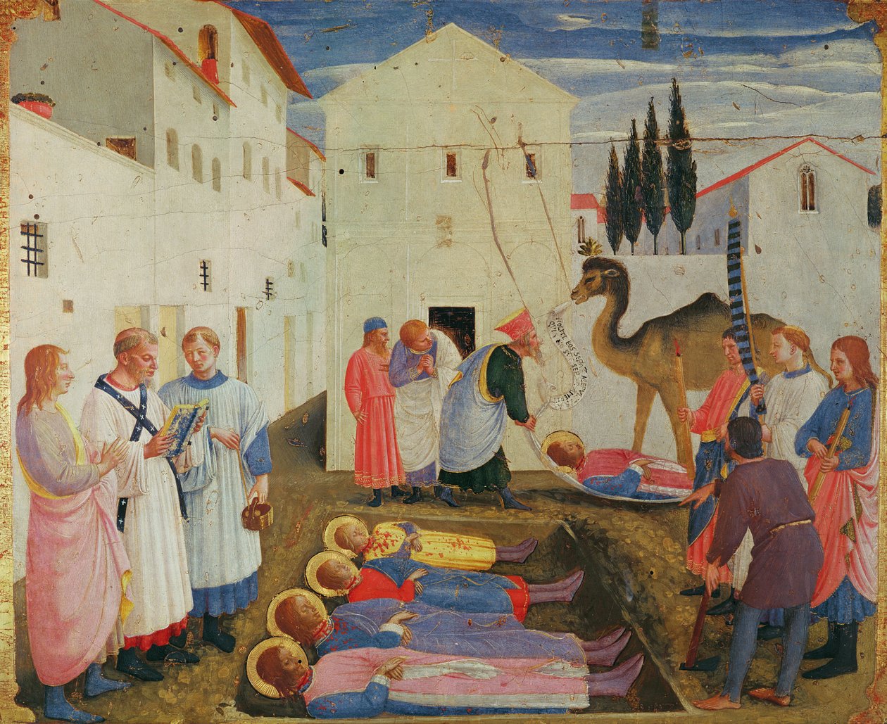 Enterrement des SS. Cosme et Damien - Fra Angelico