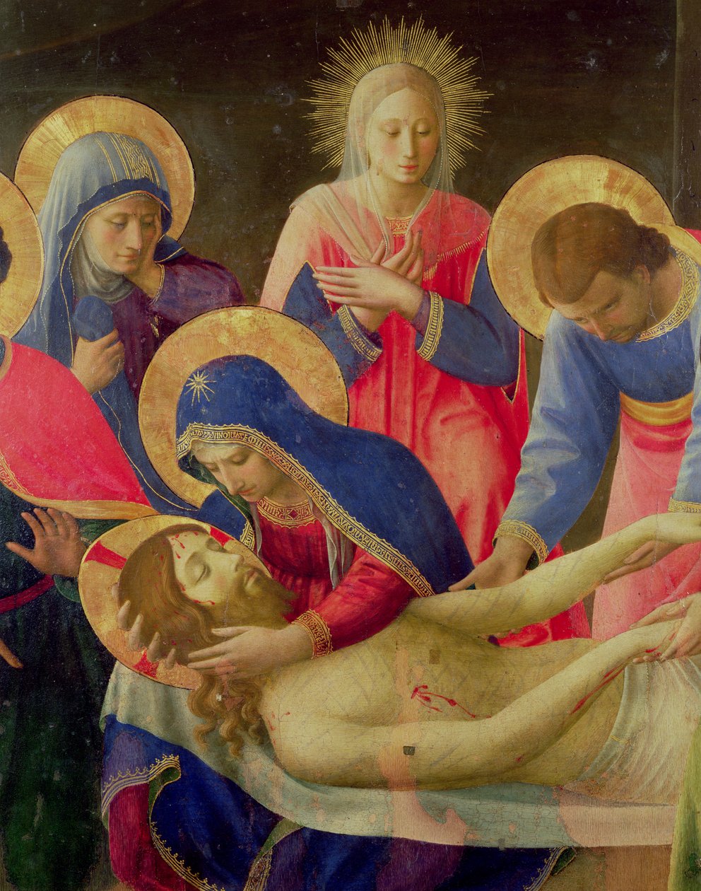 Lamentation sur le Christ mort (détail) - Fra Angelico