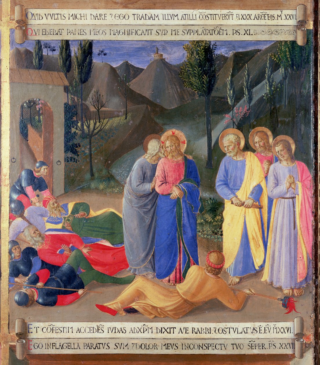 Le baiser de Judas, (détail) - Fra Angelico