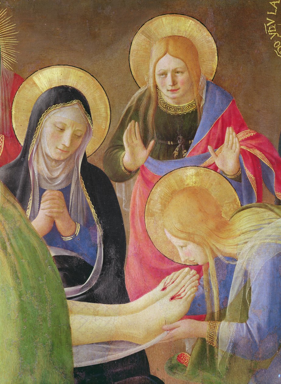 La Lamentation du Christ (détail) - Fra Angelico