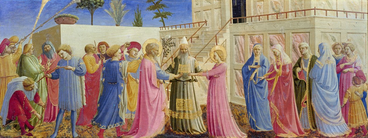 Le Mariage de la Vierge, vers 1435 - Fra Angelico