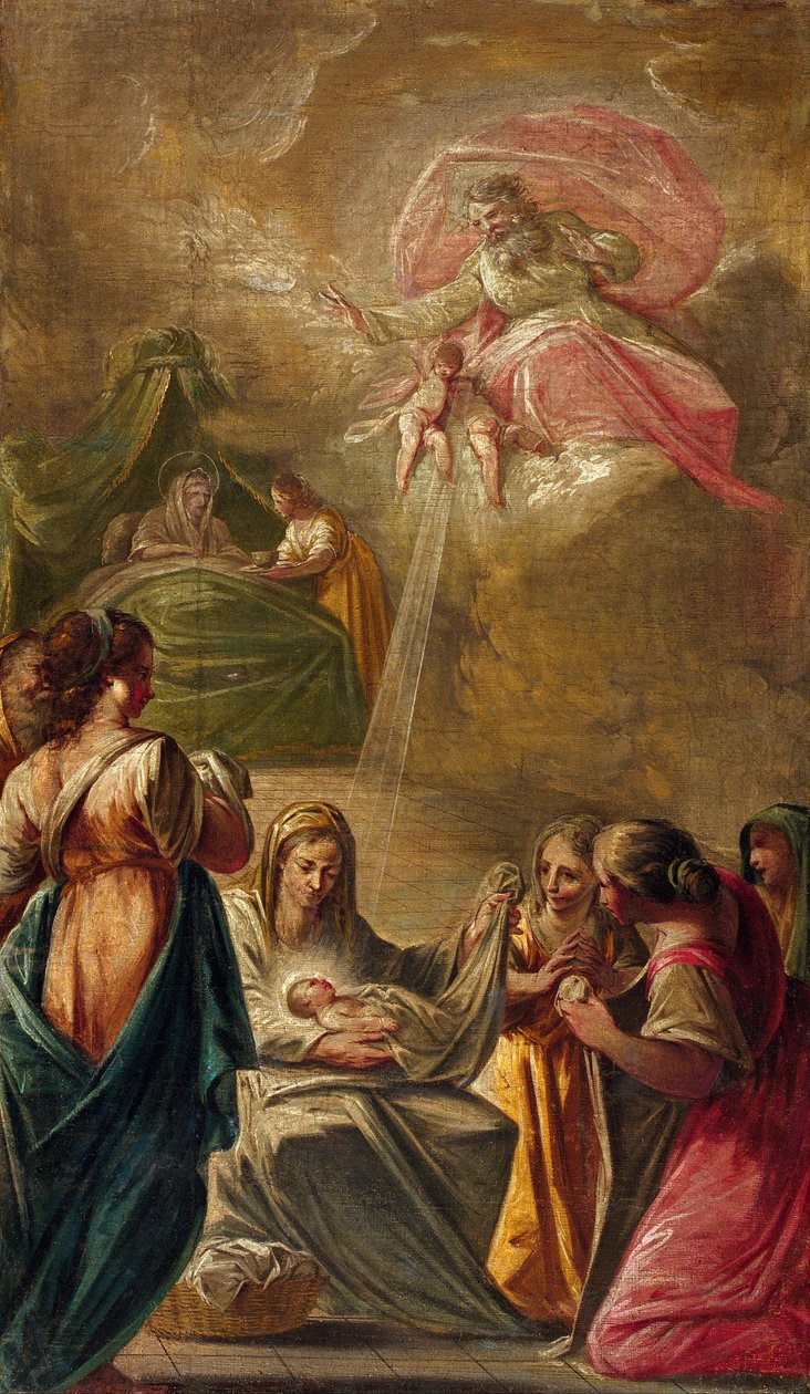 La naissance de la Vierge - Francesc Pla Duran