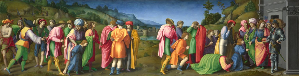 Joseph pardonne à ses frères - Francesco Ubertini Bacchiacca