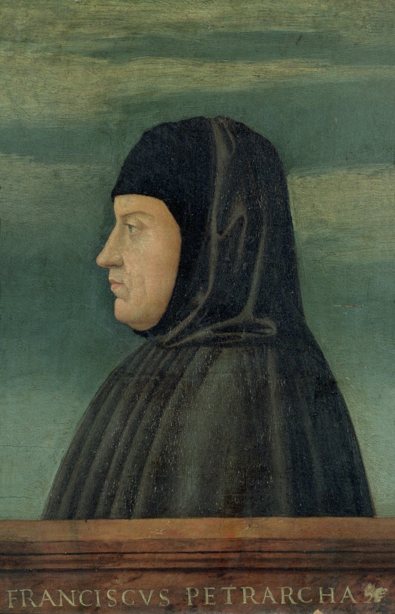 Portrait de Pétrarque (Francesco Petrarca) (1304-74) - Francesco Bonsignori