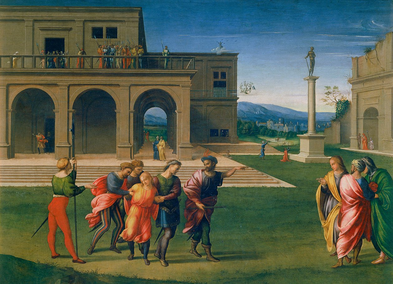 Joseph conduit en prison - Francesco Granacci