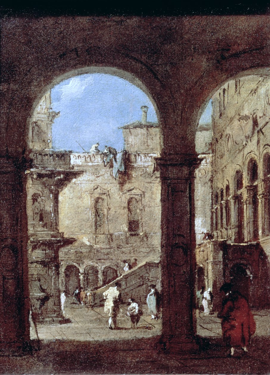 Caprice architectural, vers 1770 - Francesco Guardi