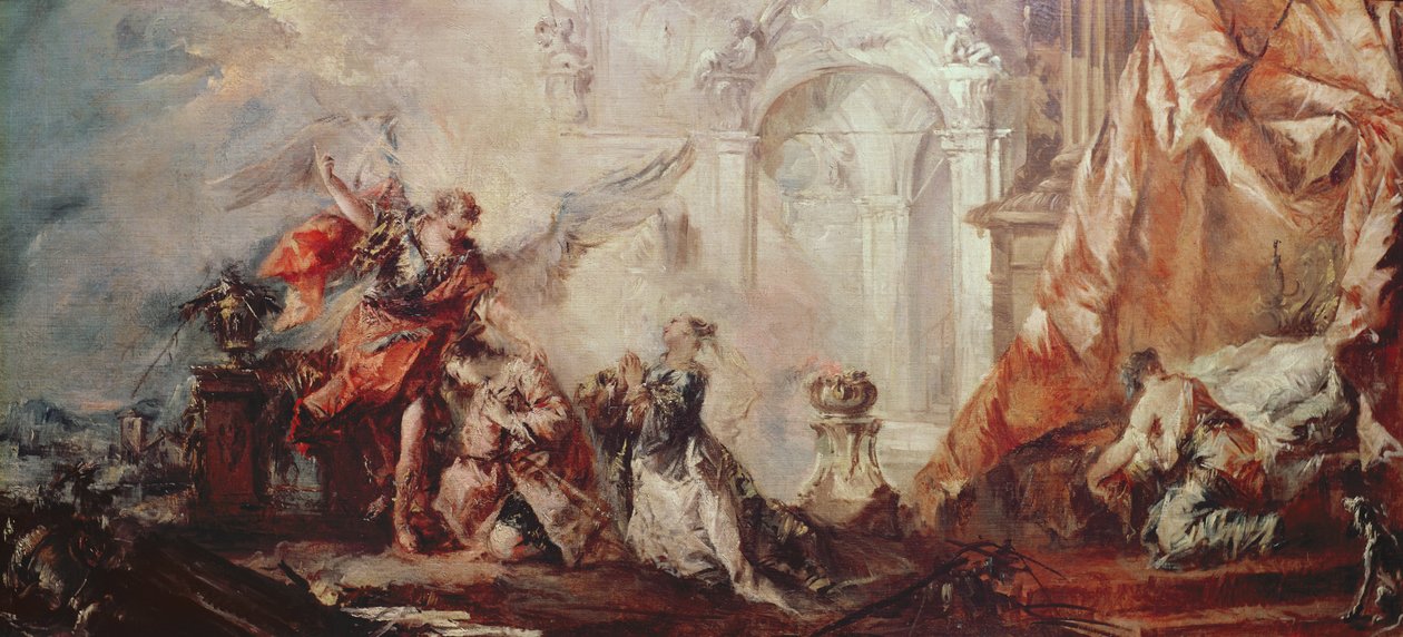 Le Mariage de Tobie (détail) - Francesco Guardi