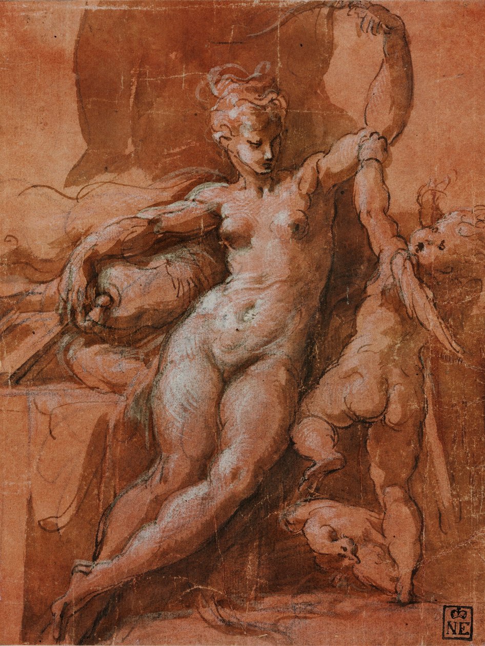 Vénus Désarmant Cupidon - Parmigianino
