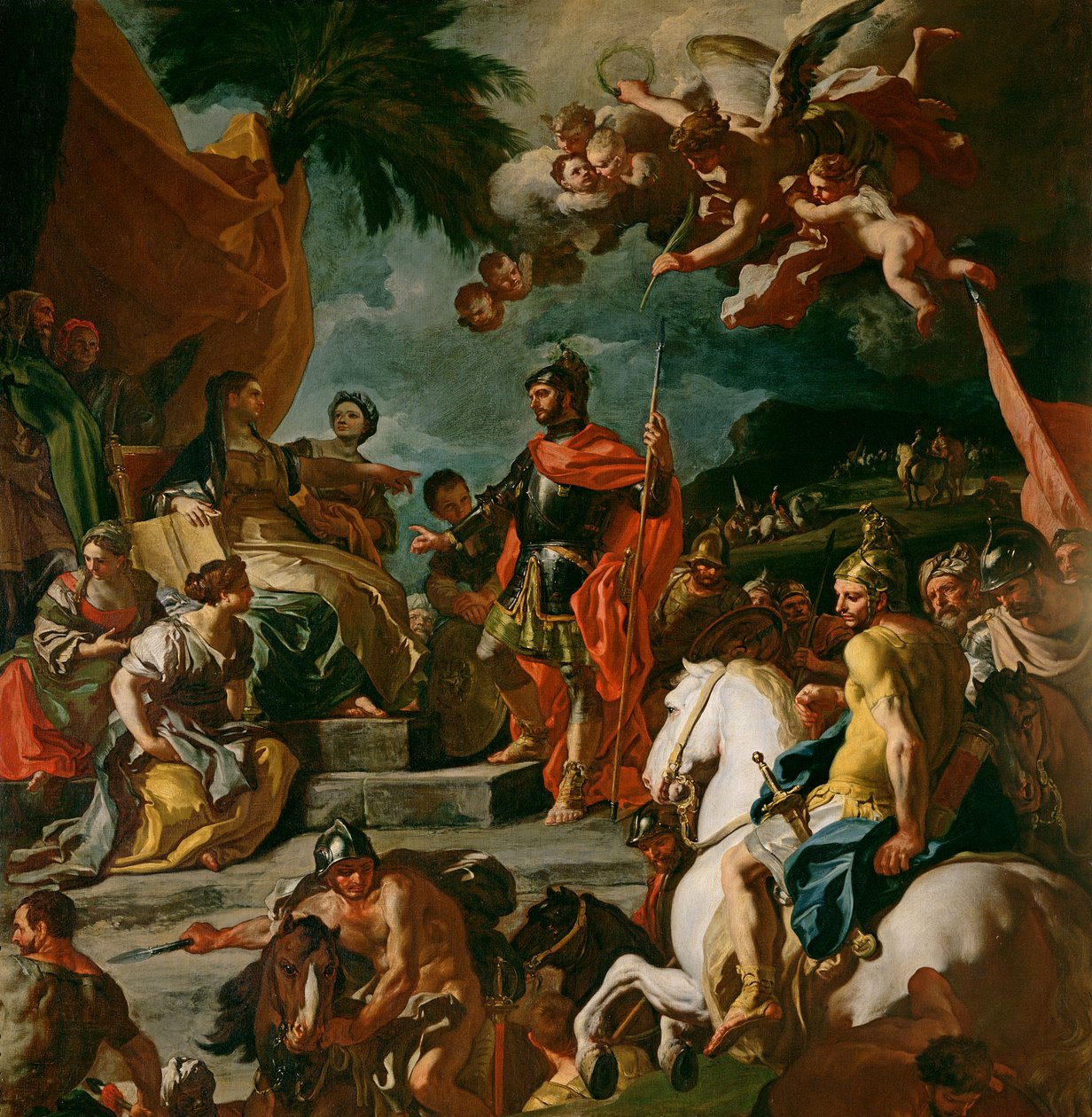 Barak et Deborah (détail) - Francesco Solimena