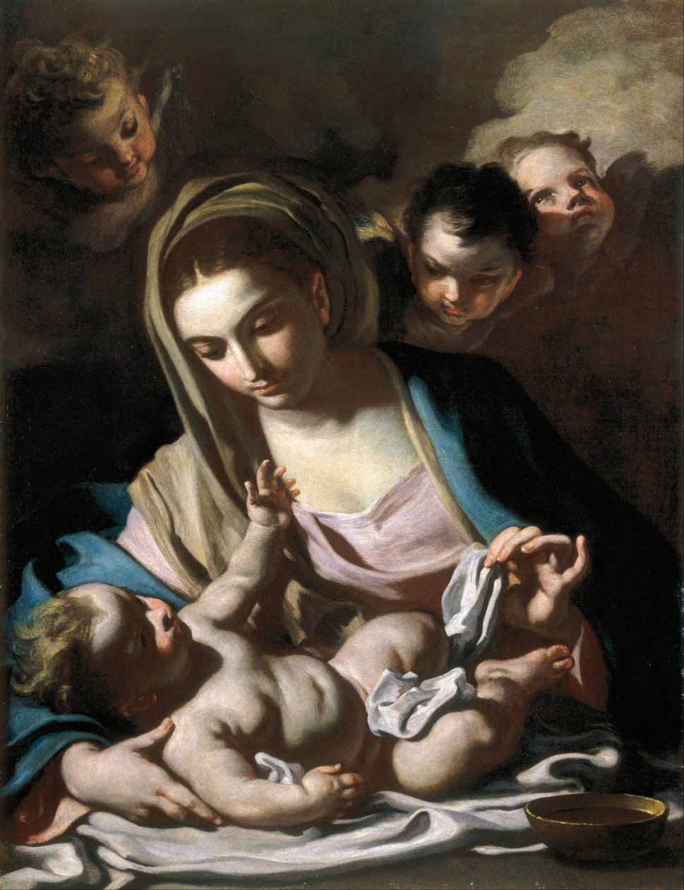 Madonna et Enfant - Francesco Solimena