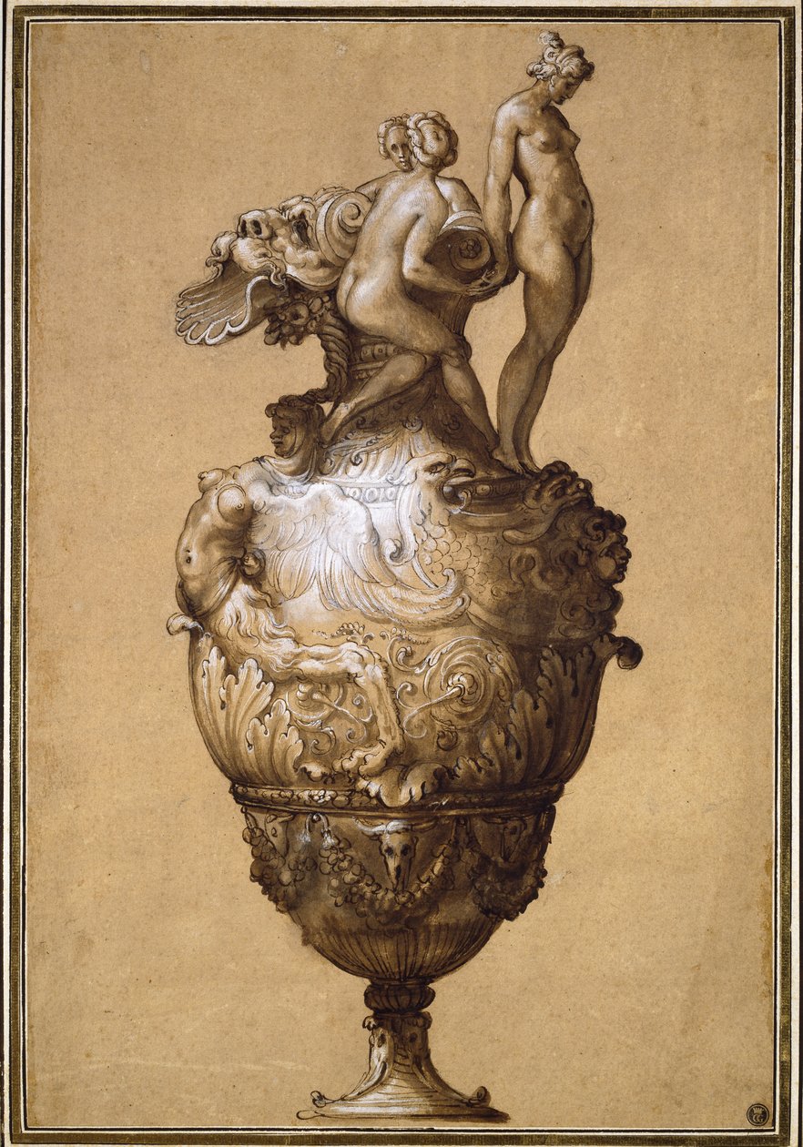 Conception pour une aiguière - Francesco de Rossi Salviati Cecchino