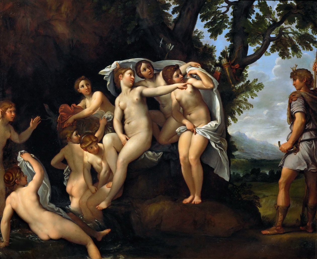 Diane et Actéon, vers 1617 - Francesco Albani