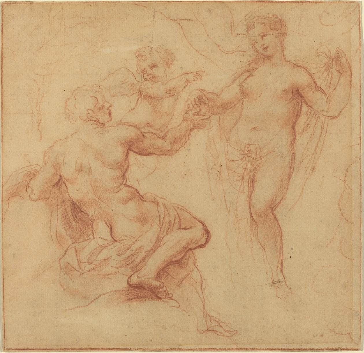 Paris remettant la pomme à Vénus - Francesco Albani