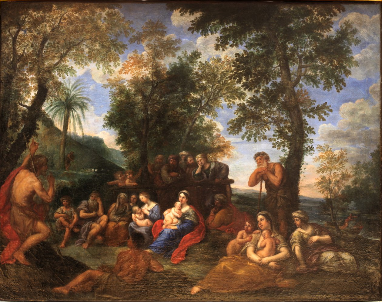 Prédication de Saint Jean-Baptiste - Francesco Albani