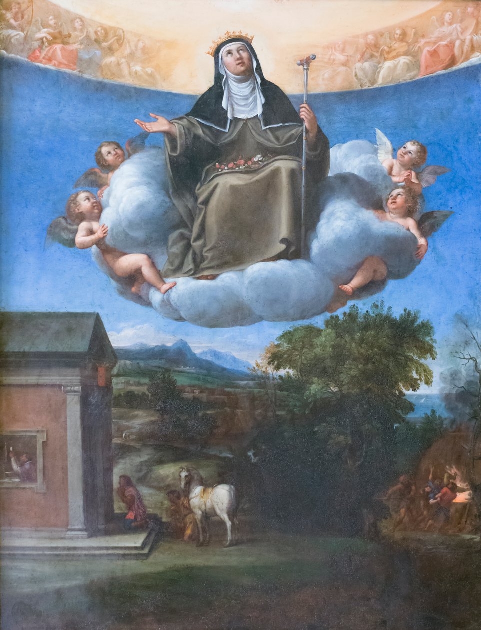 Sainte Élisabeth en gloire - Francesco Albani