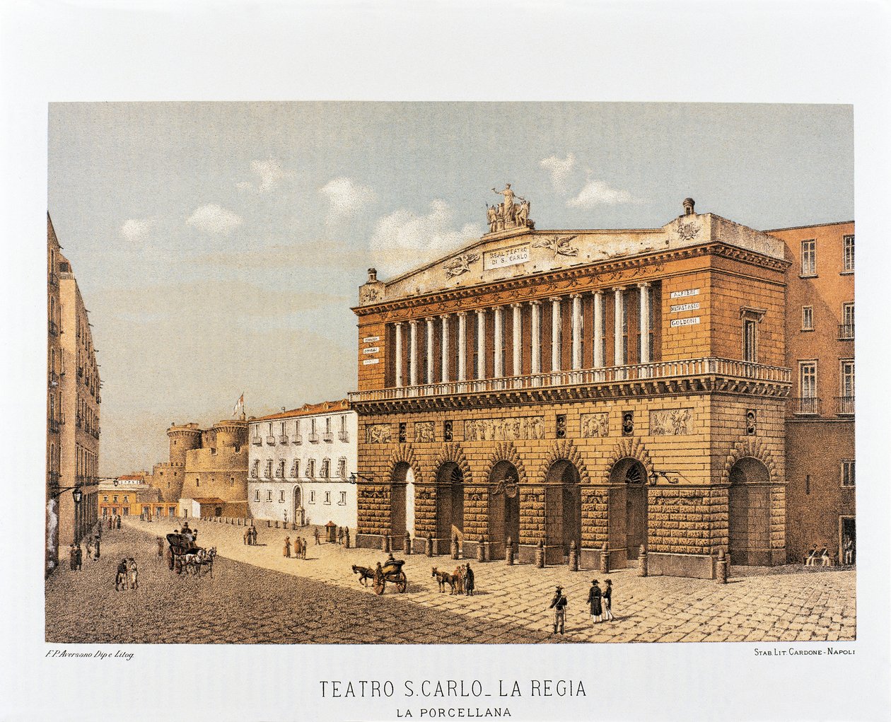 Italie, Naples, Théâtre San Carlo - Francesco Aversano