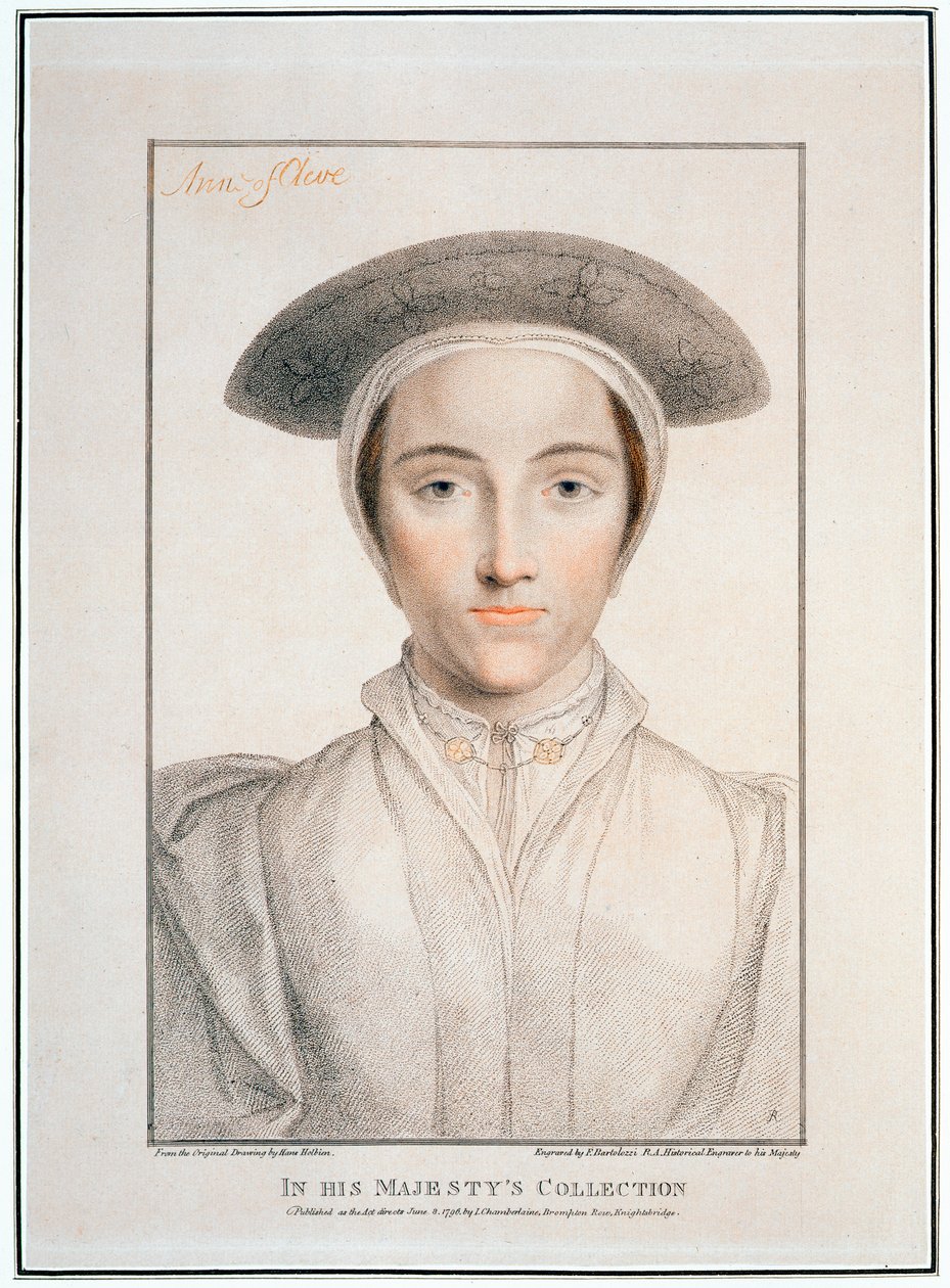 Anne de Clèves, 1539, 1796 - Francesco Bartolozzi