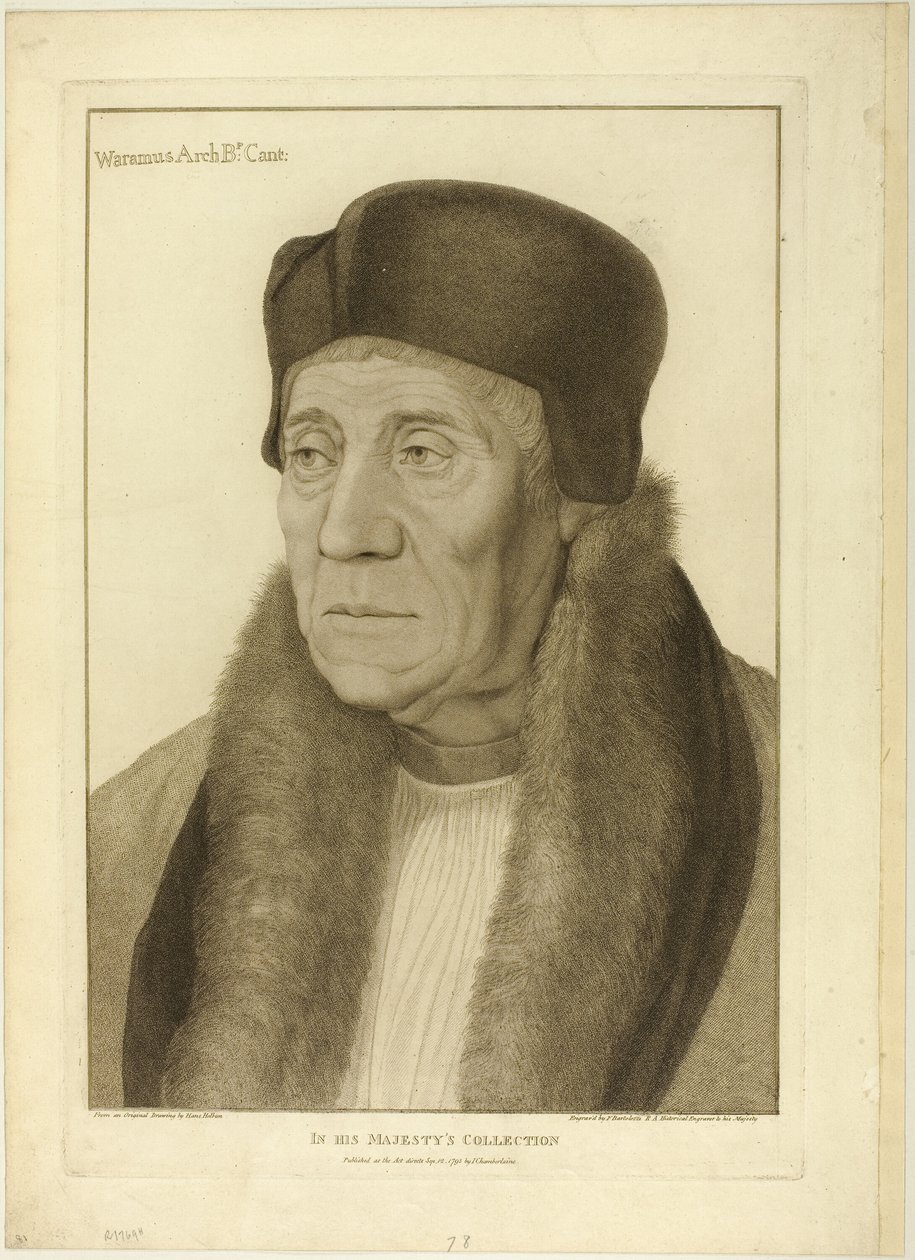 Archevêque Warham - Francesco Bartolozzi
