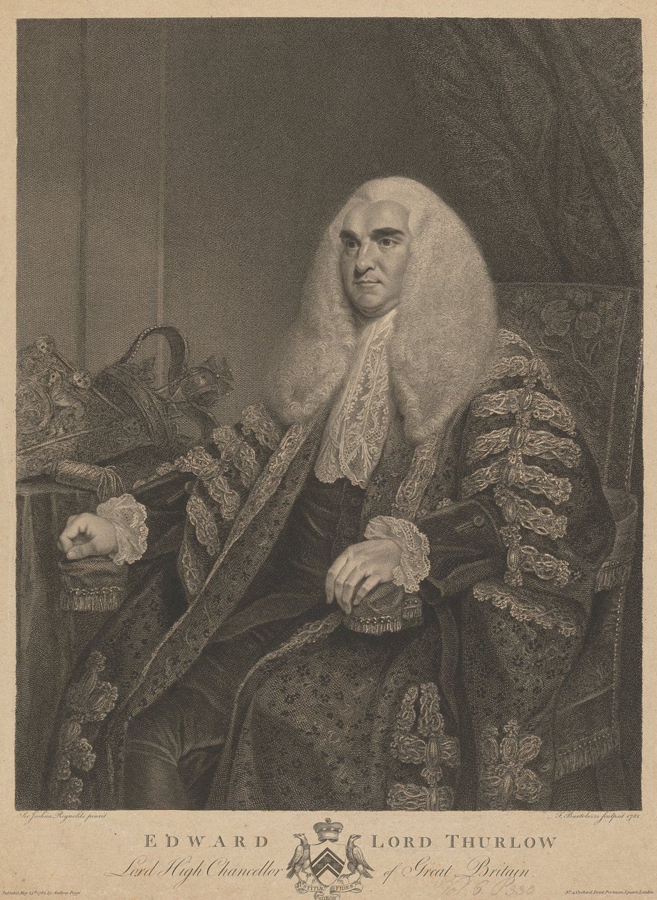 Edward Lord Thurlow - Francesco Bartolozzi