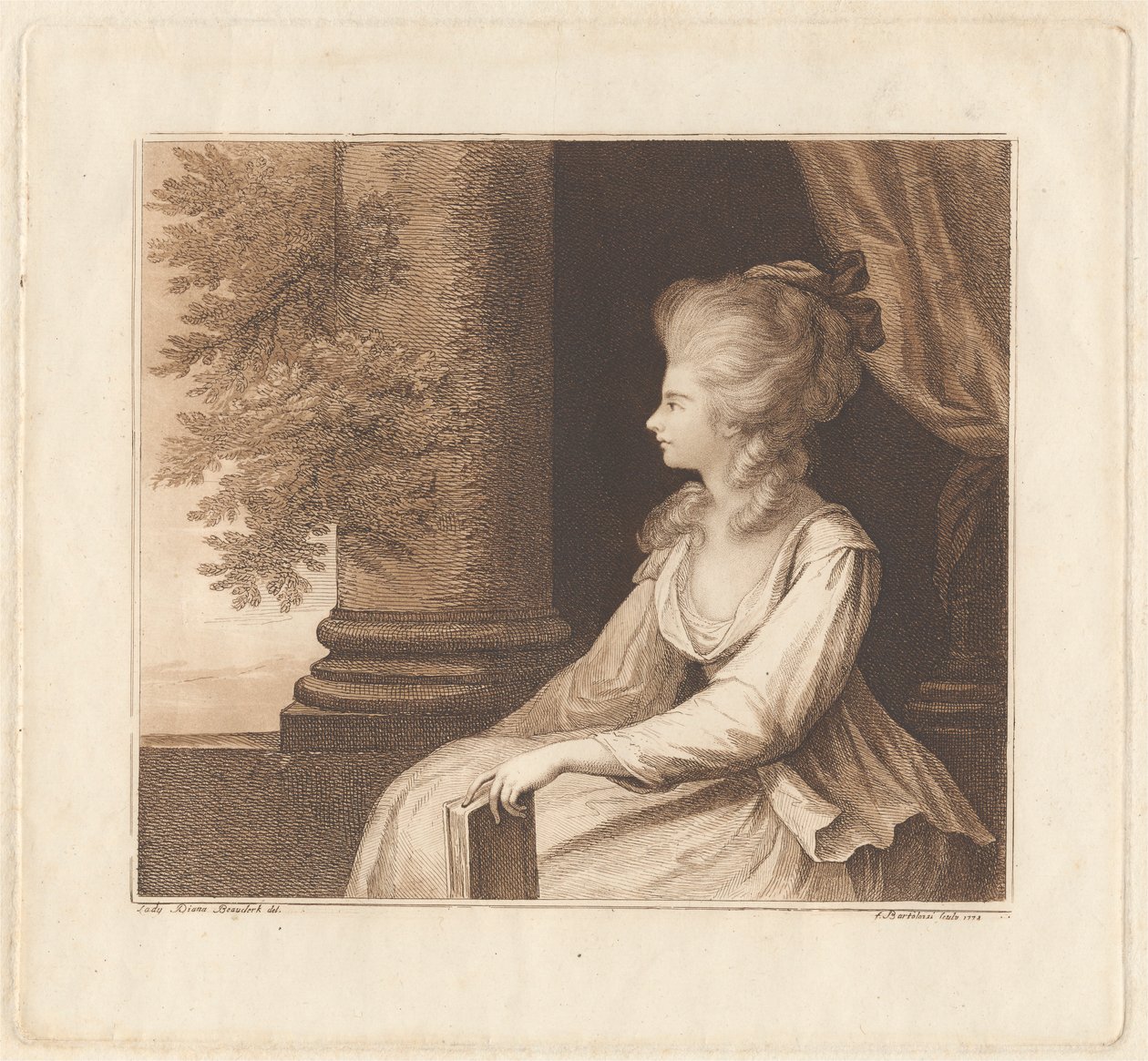 Georgiana, duchesse de Devonshire - Francesco Bartolozzi
