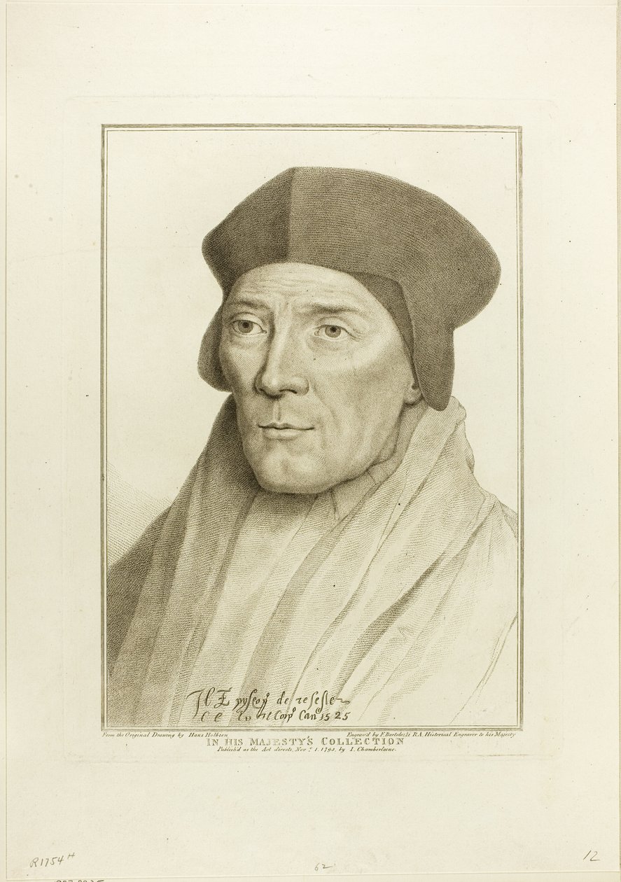 John Fisher, Évêque de Rochester - Francesco Bartolozzi