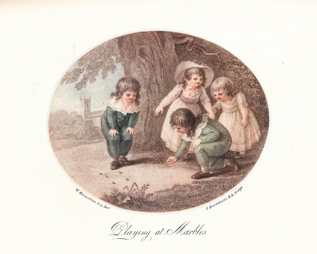 Jeu de billes, 1906 - Francesco Bartolozzi