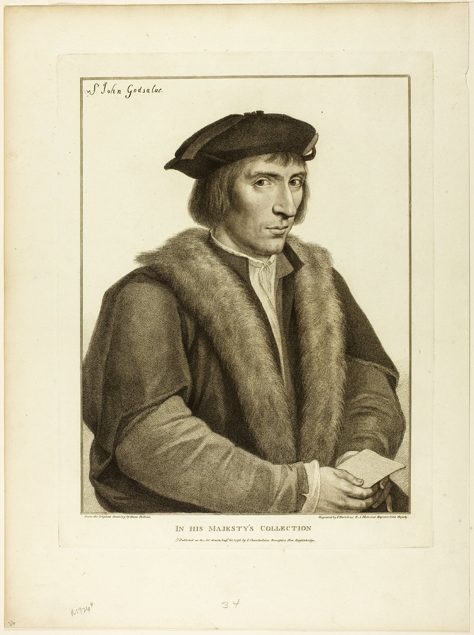 Sir John Godsalve - Francesco Bartolozzi