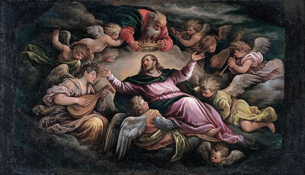 Le Christ dans la gloire - Francesco Bassano the Younger