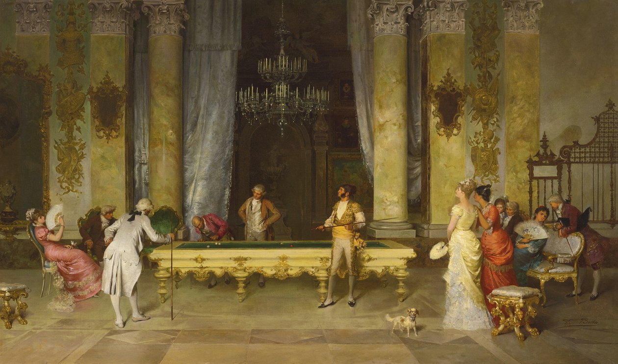 Partie de billard - Francesco Beda
