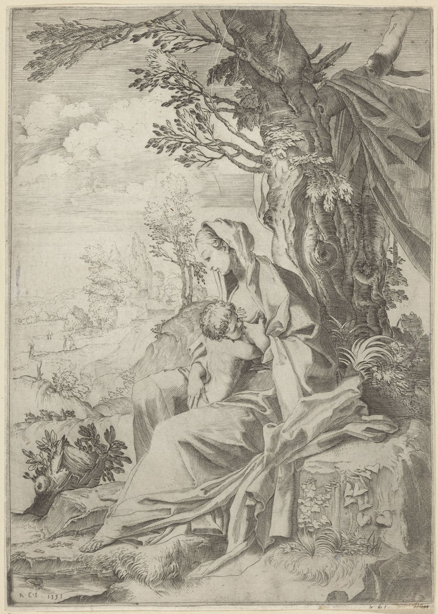 Marie allaite l
