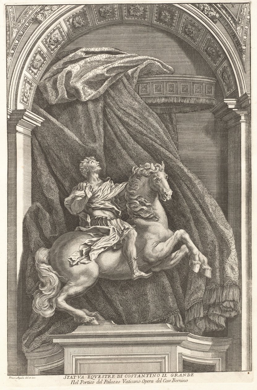 Statue de Constantin - Francesco Faraone Aquila