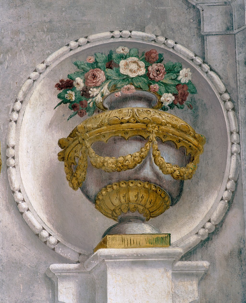 Vase de fleurs (fresque) - Francesco Ferrari