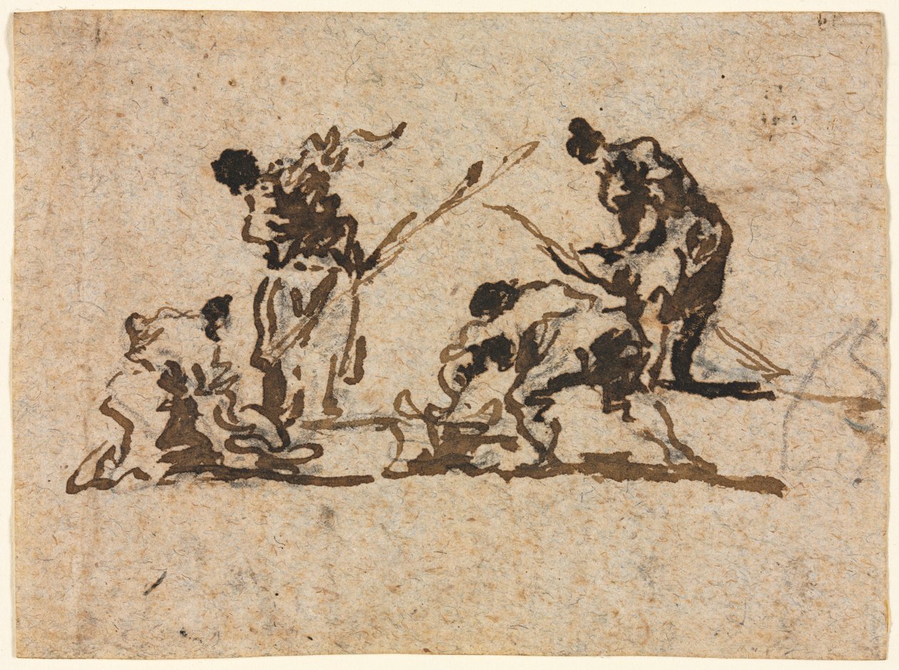 Agriculteurs et pêcheurs au travail - Francesco Guardi