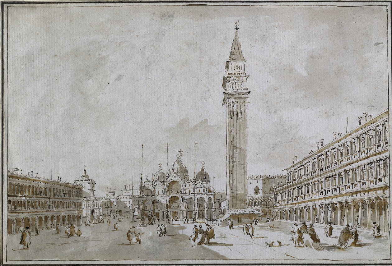 Piazza San Marco, Venise - Francesco Guardi