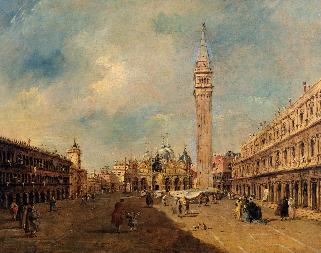 Piazza San Marco, c.1780 - Francesco Guardi