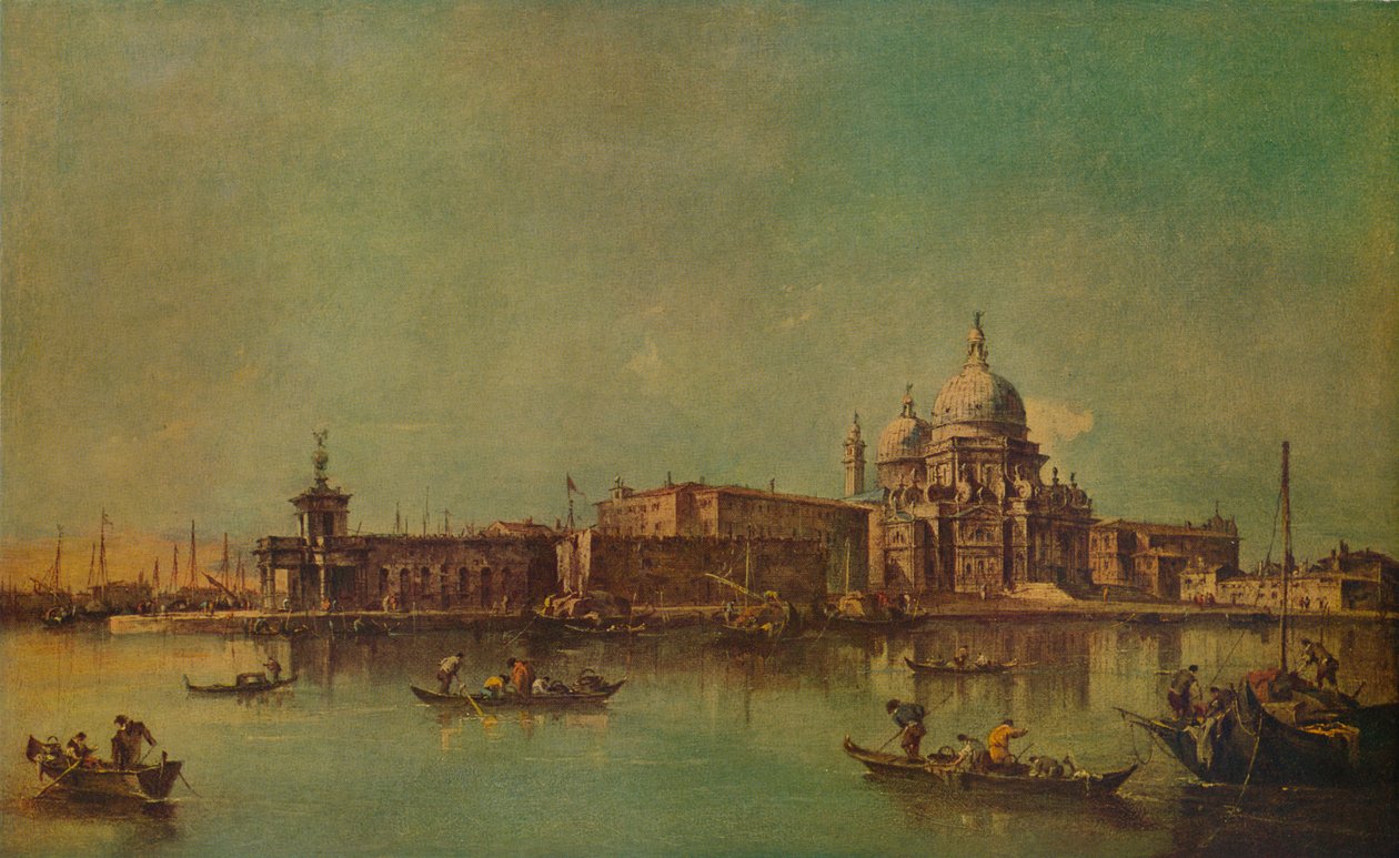 La Dogana et la Salute, Venise - Francesco Guardi