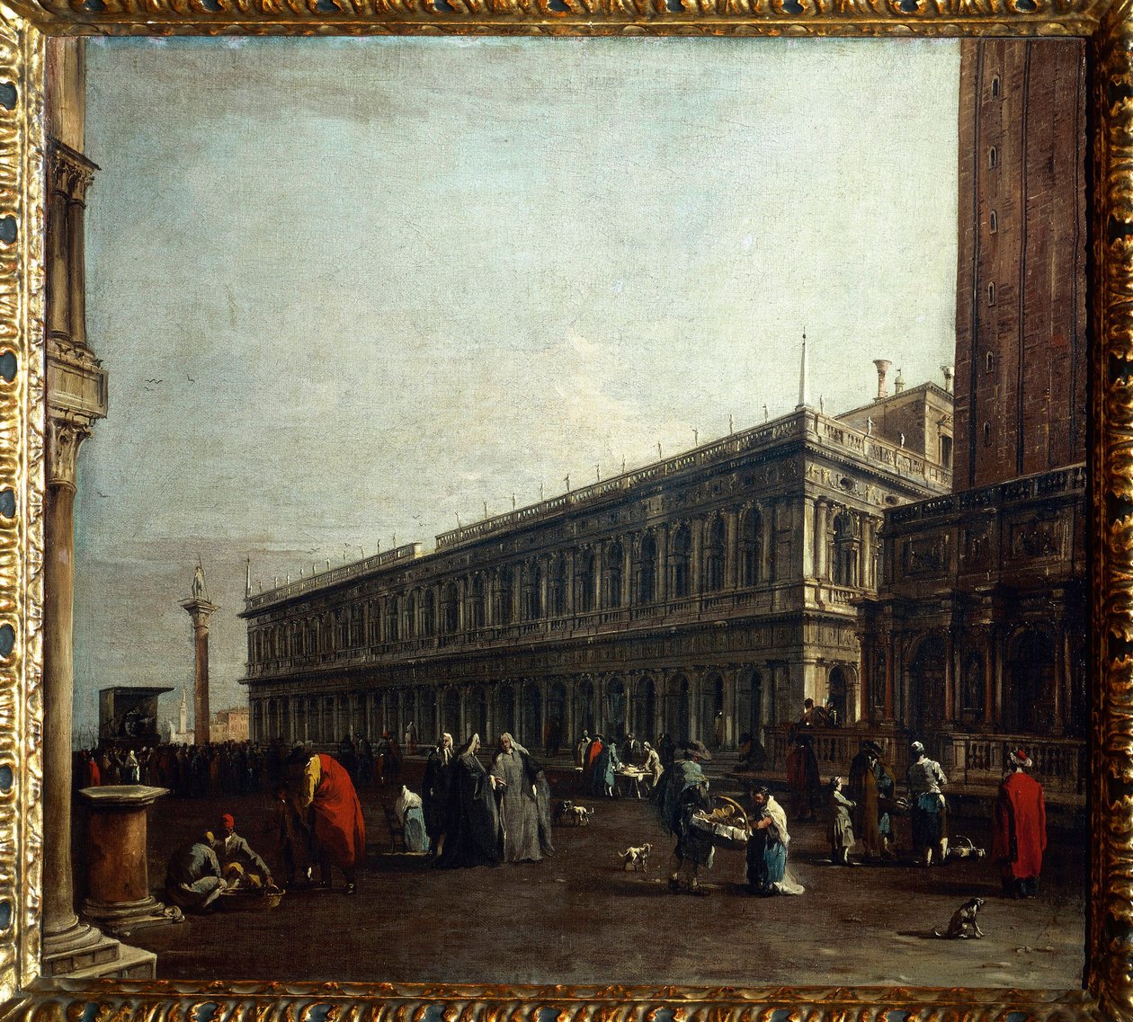 Vue de la Piazzetta - Francesco Guardi