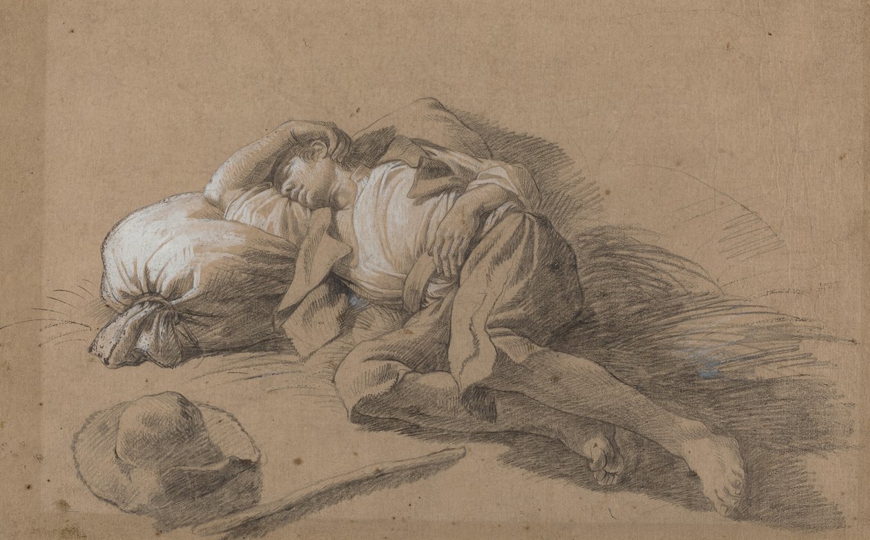 Paysanne endormie - Francesco Londonio