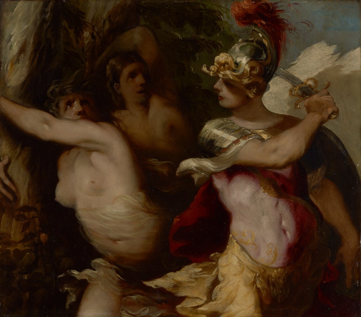 La conquête de la forêt enchantée par Rinaldo - Francesco Maffei