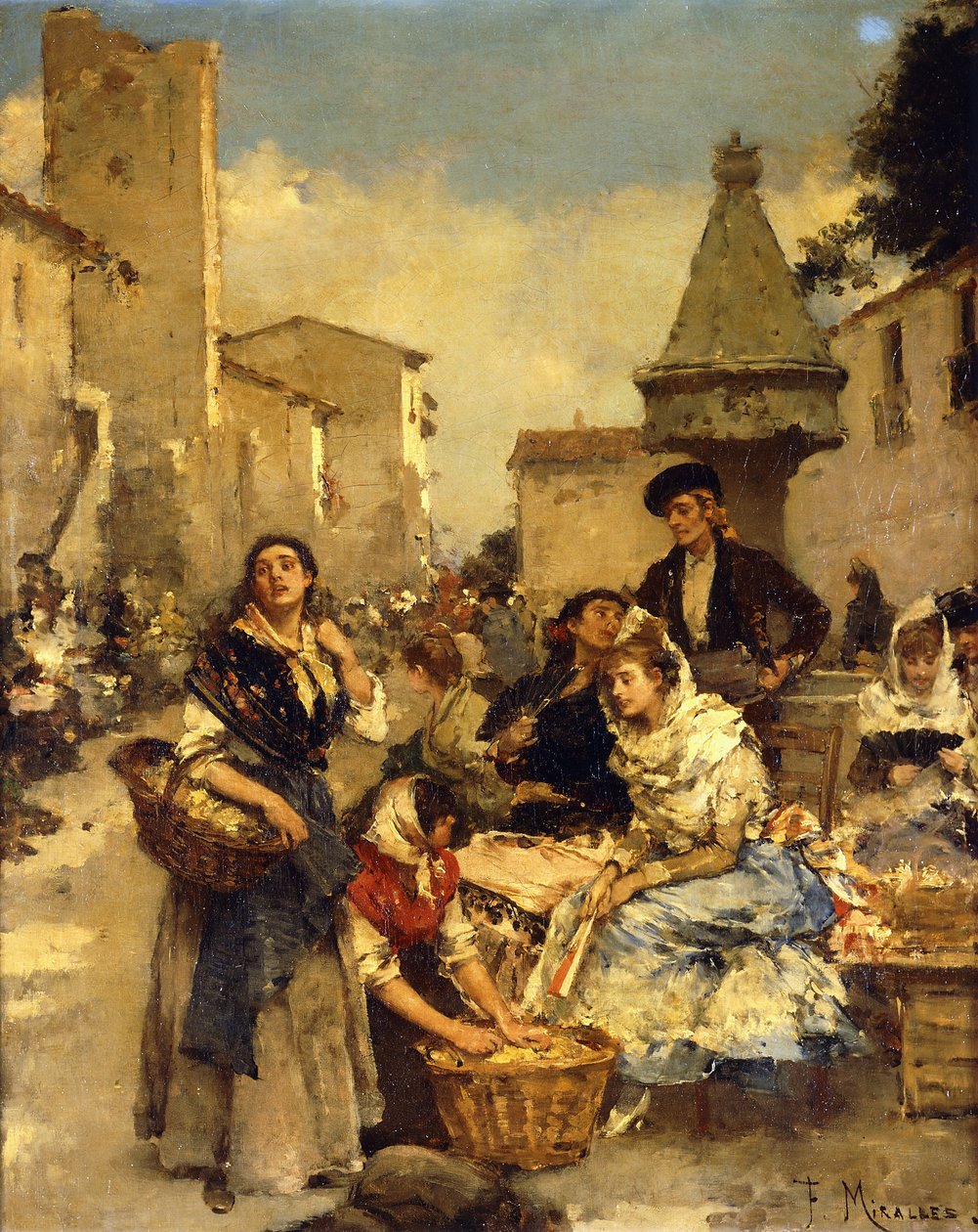Au marché - Francesco Miralles Galaup
