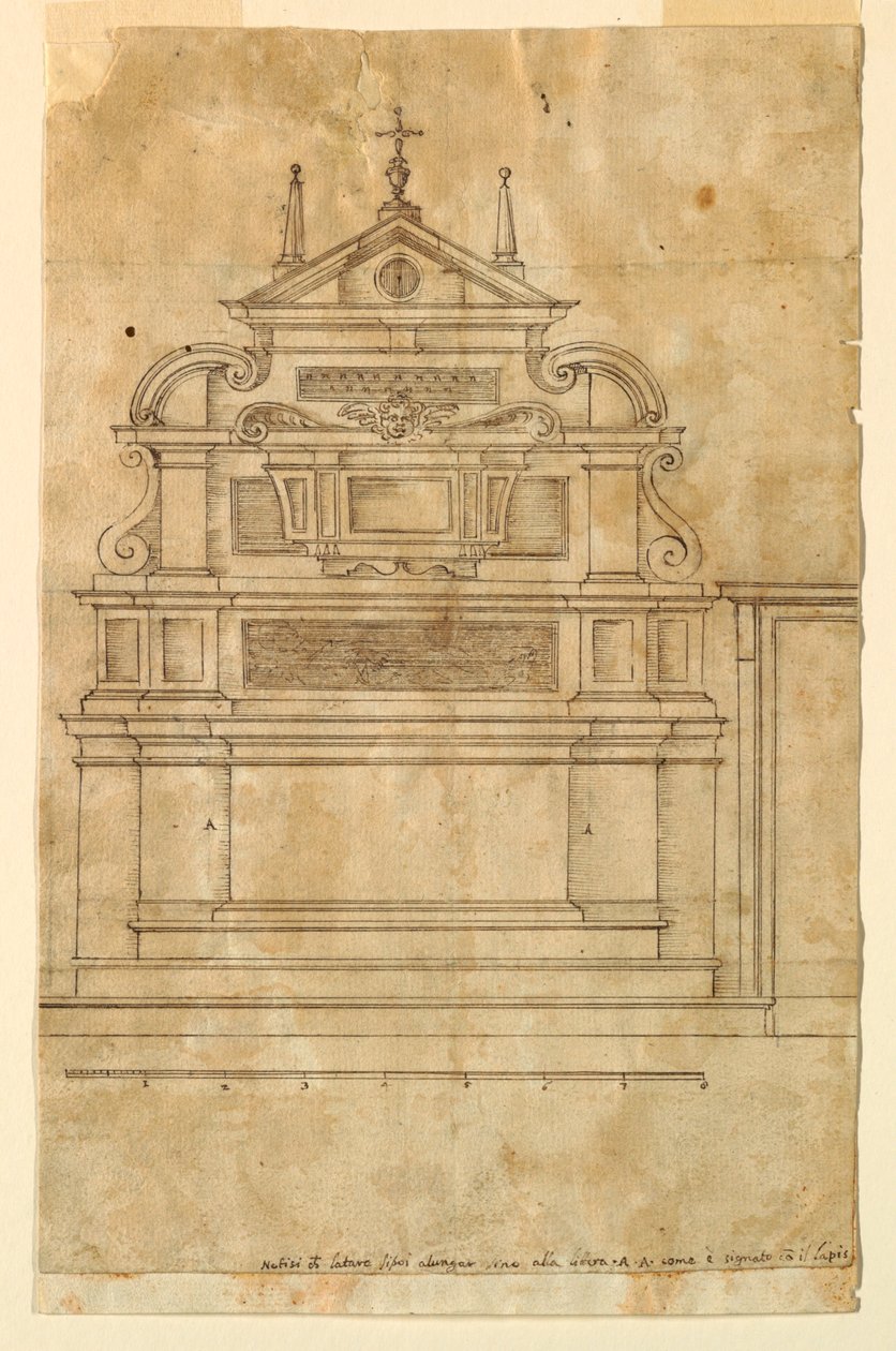 Projet pour un autel - Francesco Mosca