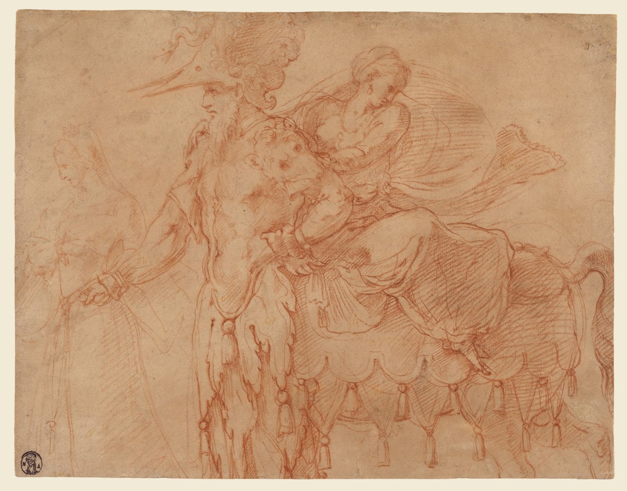 Centaure et Lapith - Francesco Primaticcio