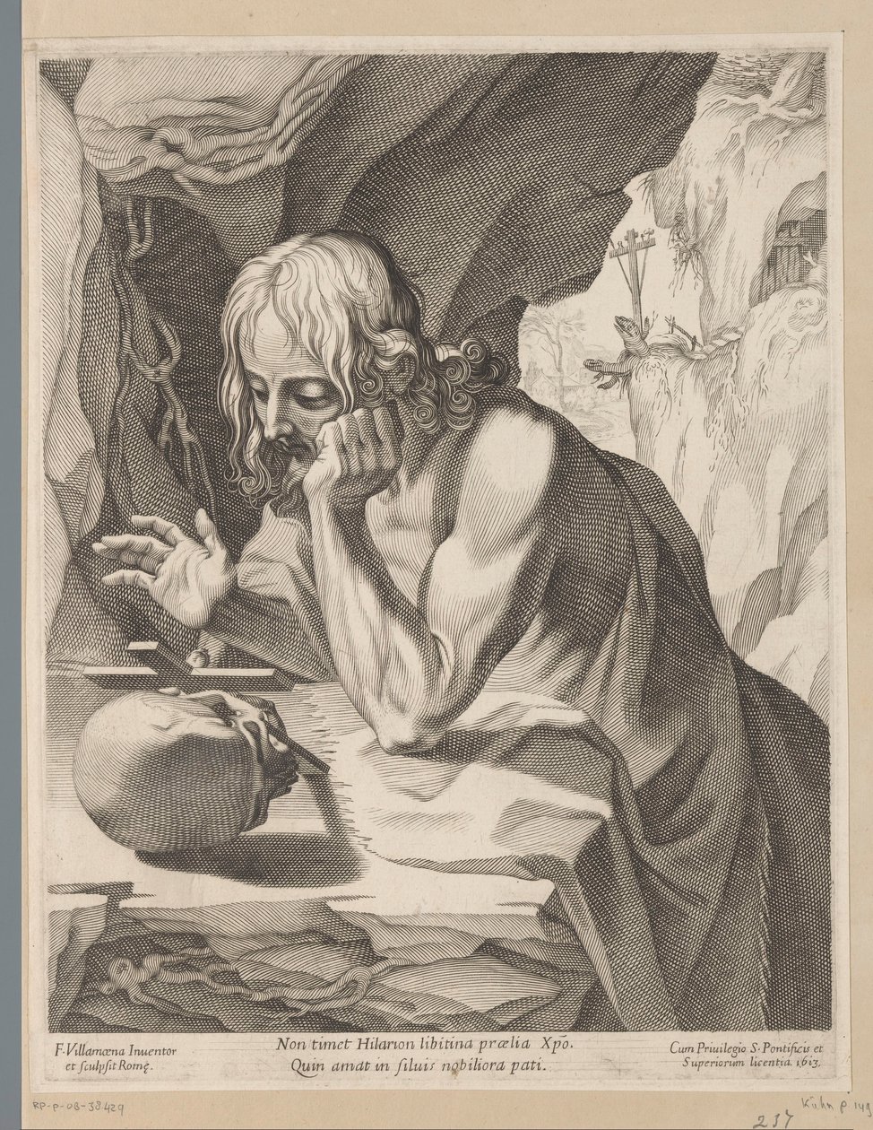 Saint Hilarion - Francesco Villamena
