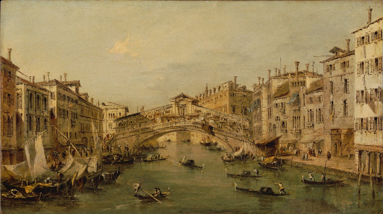 Venise : Le Rialto - Francesco circle of Guardi