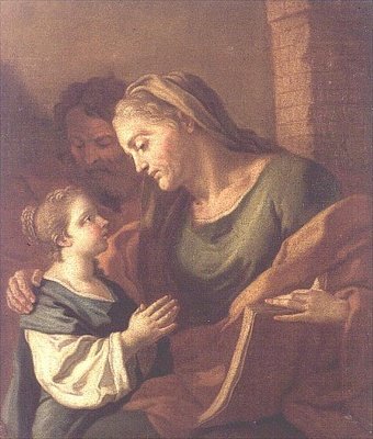 Sainte Anne instruisant l