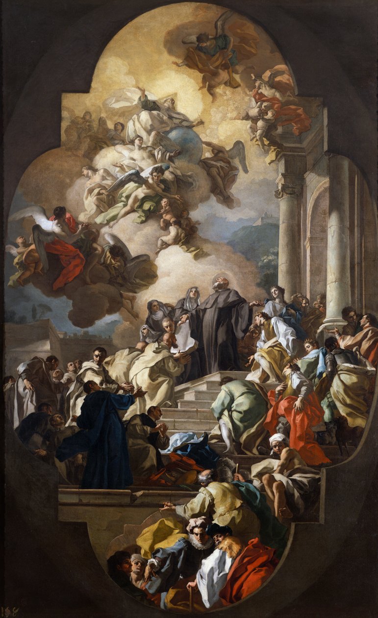 Vision de Saint Benoît - Francesco de Mura