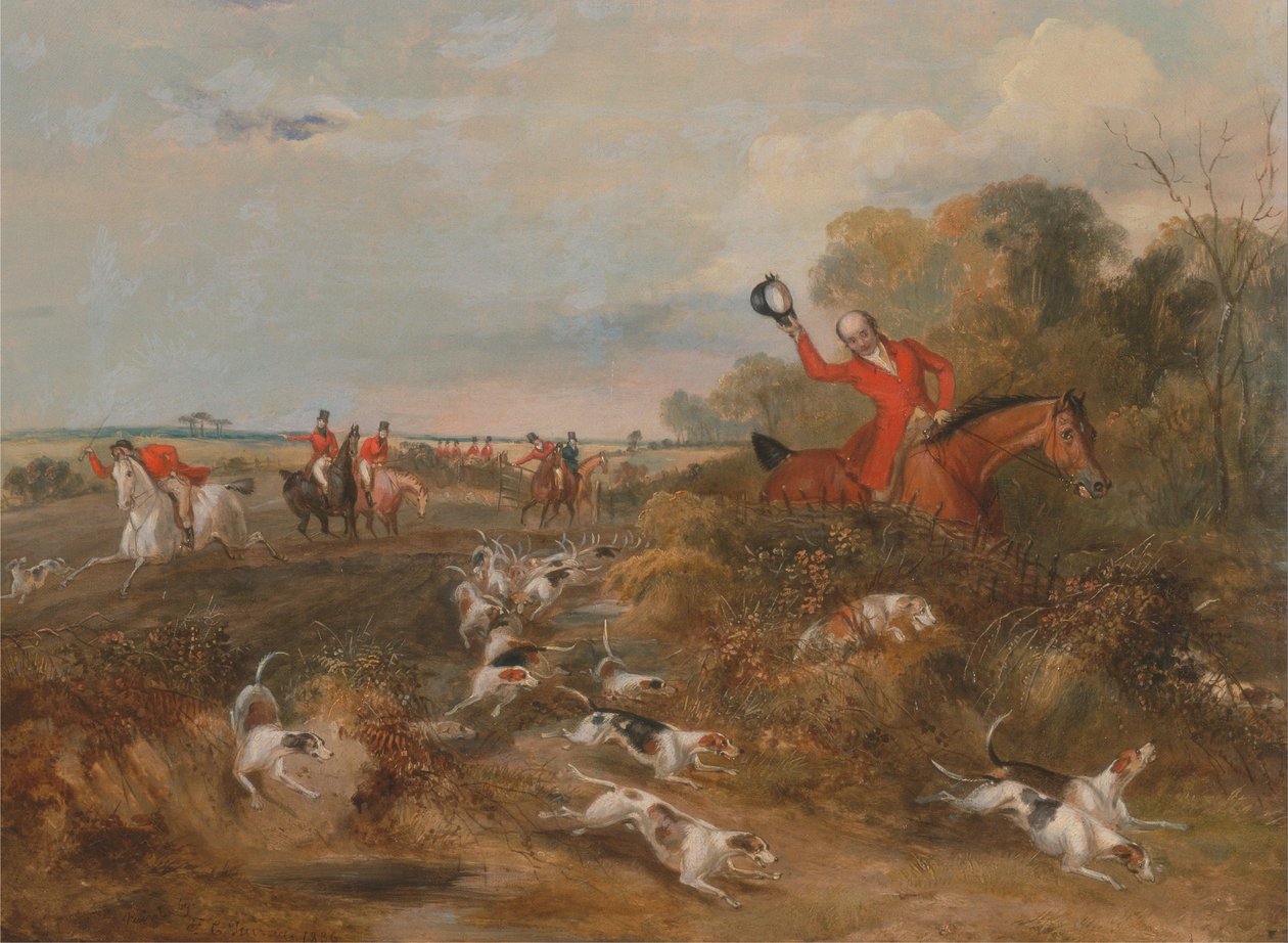Bachelors Hall - Capping on Hounds - Francis Calcraft Turner
