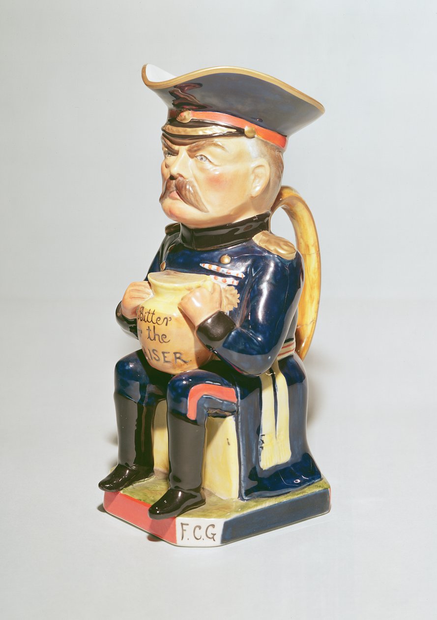 Cruche Lord Kitchener, fabriquée par Wilkinson, 1915 - Francis Carruthers Gould